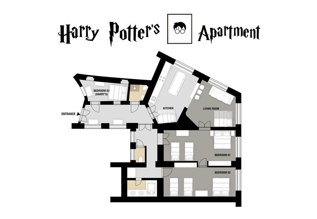 Amazing Harry Potter'S Apt. At Old Town Praha Exteriér fotografie